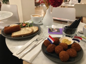 Authentic Dutch fayre at the Mauritshuis