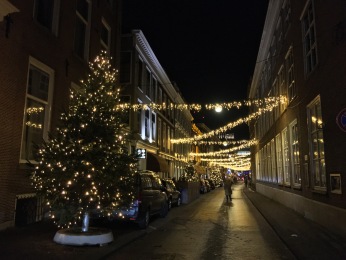 The Christmas lights in Den Haag were lovely
