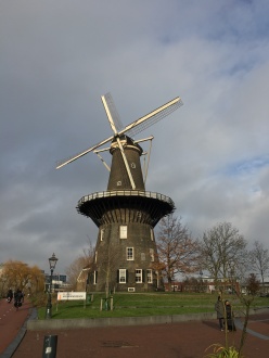 Molen De Valk stands commandingly over Leiden