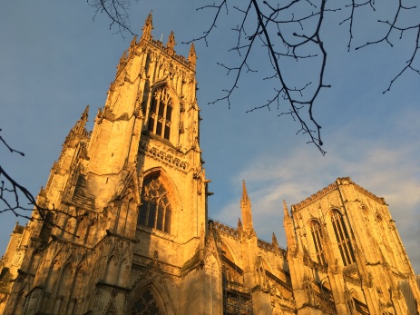 The Minster enjoying glorious late afternoon light!