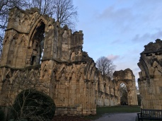 The impressive remains of St. Mary's Abbey
